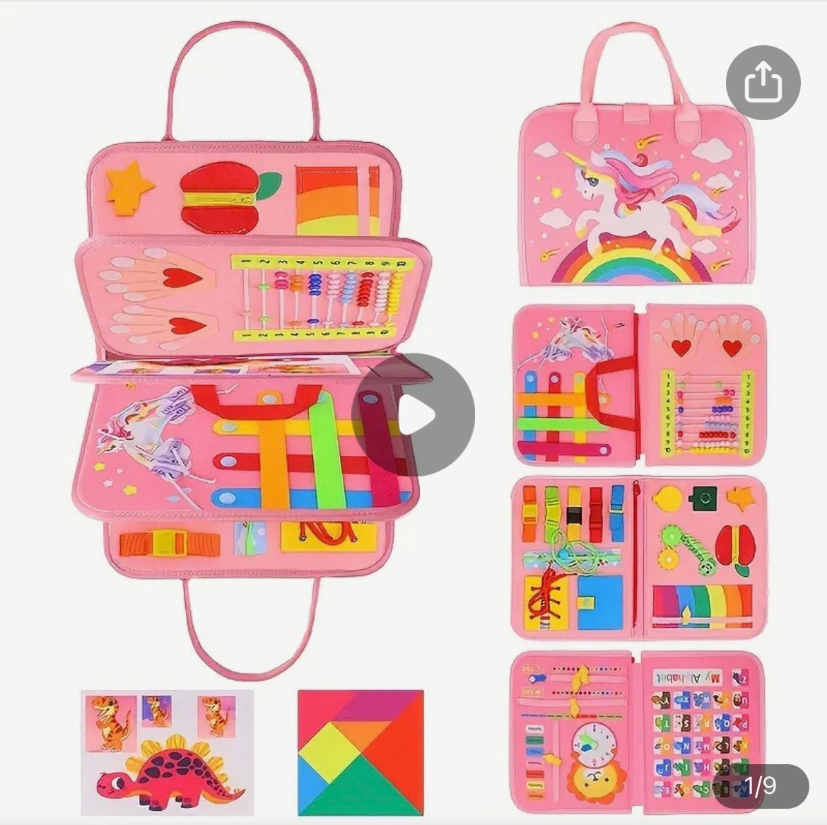 Montessori Busy Toy Book