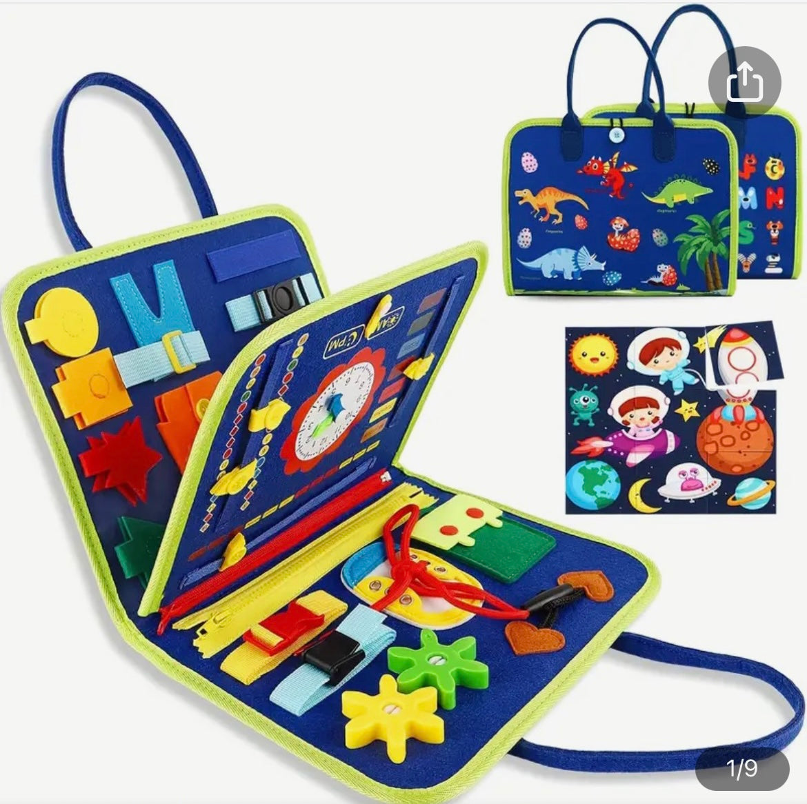 Montessori Busy Toy Book