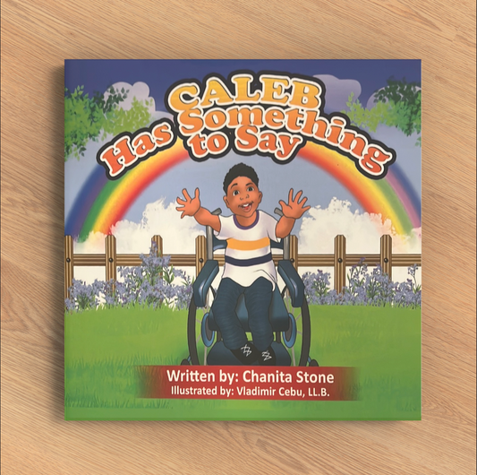 June’s Box: Caleb Has Something to Say (Cerebral Palsy)