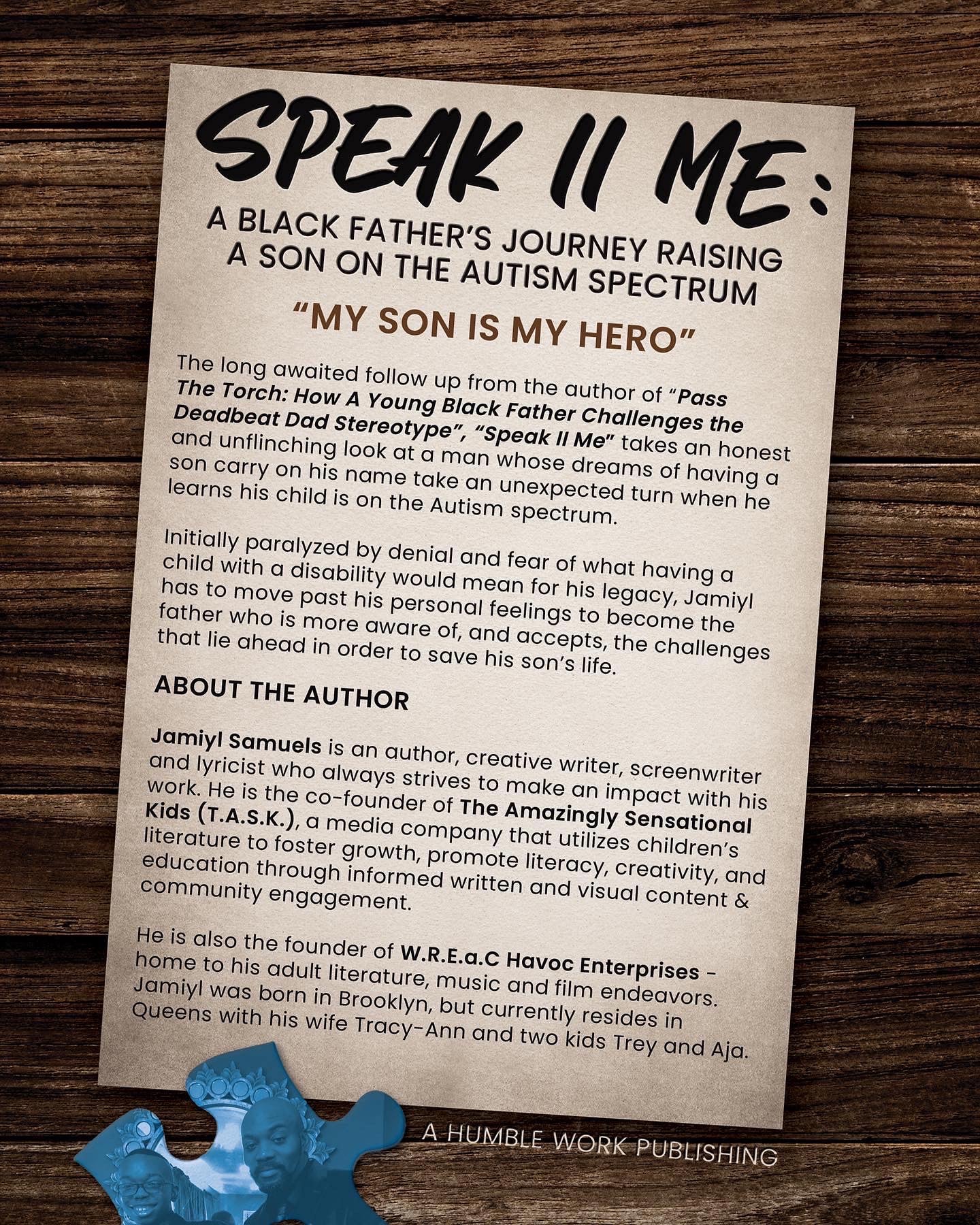 Speak II Me: A Black Father’s Journey Raising a Son on the Autism Spectrum